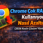 Chrome Çok RAM Kullanıyor Nasıl Azaltılır? (2026 Kesin Çözüm Yöntemleri)